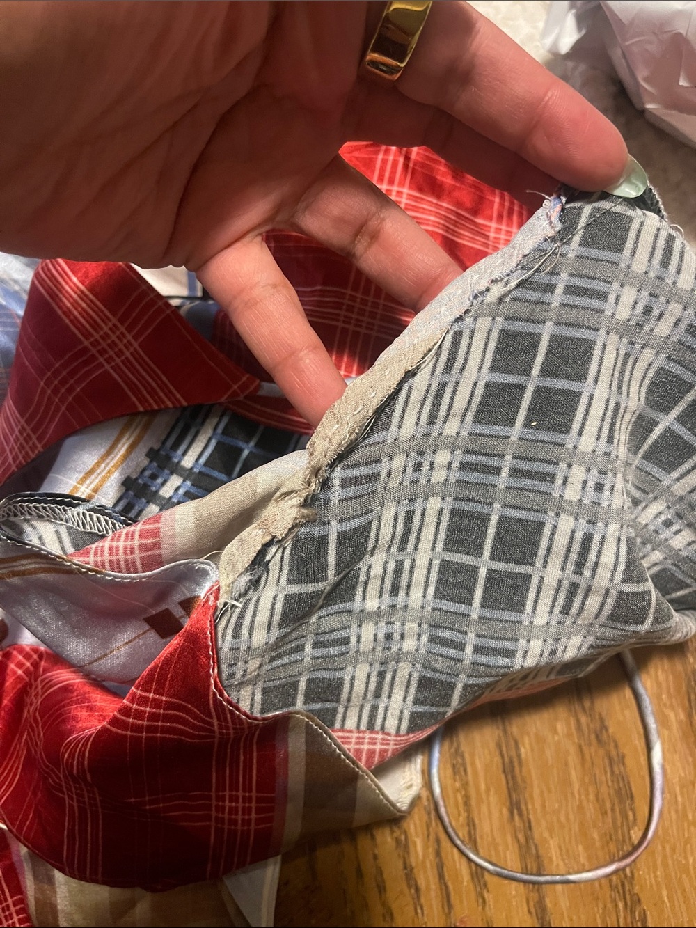 Ganni Plaid Slip Maxi Dress - Picture 10 of 10